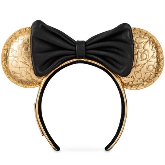 Loungefly Leather Minnie Mouse Ear Headband for Adults WDW 50th Anniversary NWT